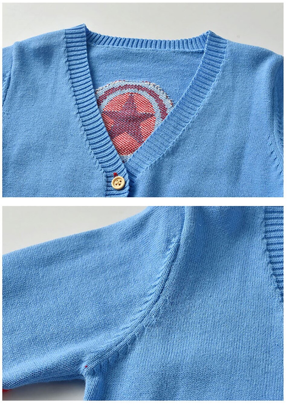 เสื้อกันหนาว ไหมพรม ลายฮีโร่