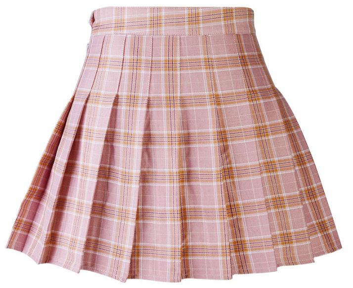 friendly4kid กระโปรง อัดพลีท: กระโปรงลายสก๊อต มีไซส์เด็ก-ผู้ใหญ่