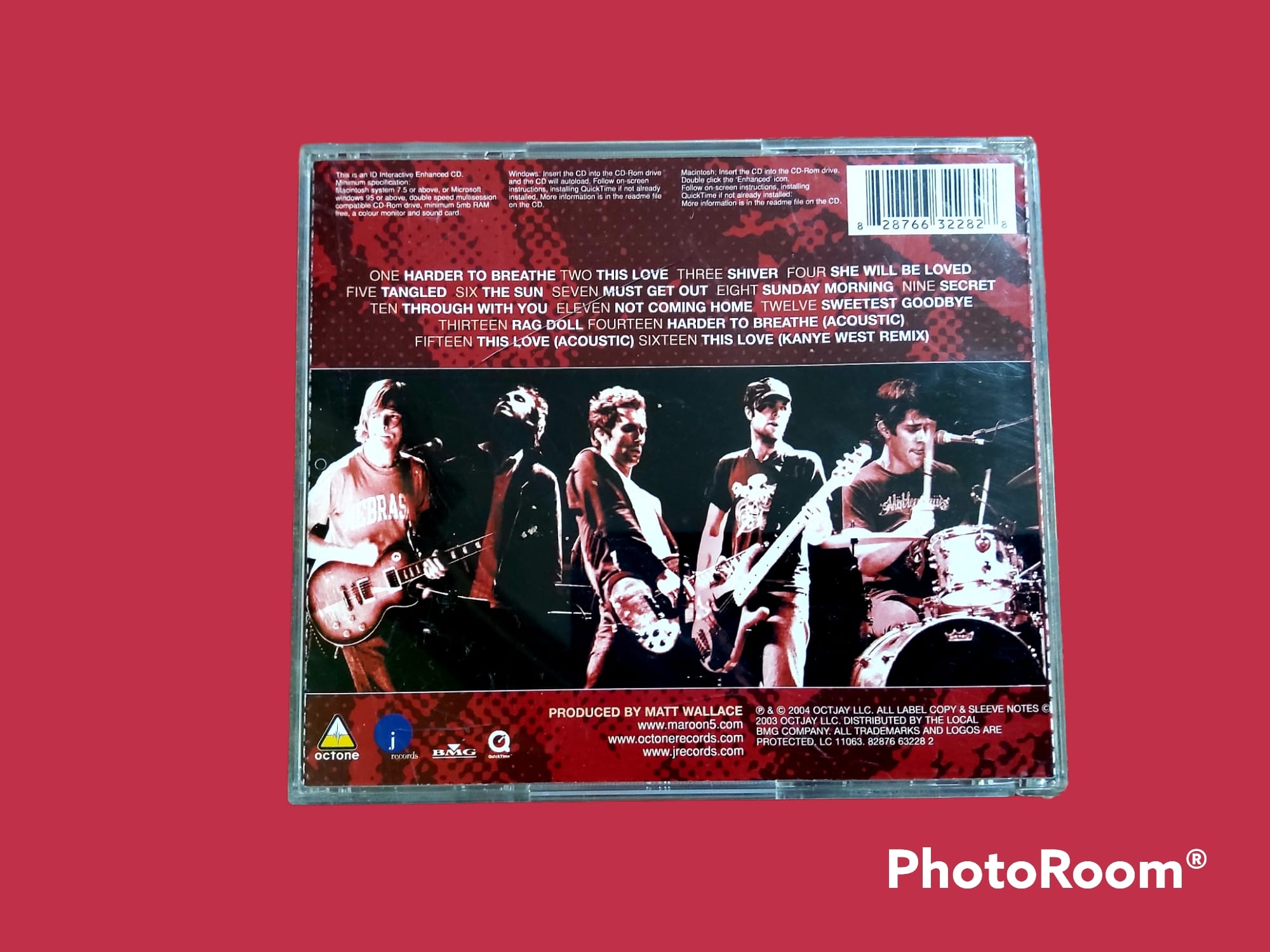 CD Maroon 5 มารูนไฟฟ์ ชุดแรก SONGS ABOUT JANE 2002