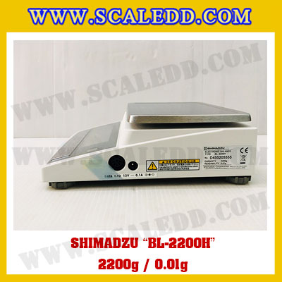 เครื่องชั่งดิจิตอลทศนิยม2ตำแหน่ง BL-2200H พิกัด 2200g x 0.01g เครื่องชั่งละเอียดสูง2200g เครื่องชั่งน้ำหนัก2200g ตาชั่ง2200กรัม ตาชั่งน้ำหนัก2200g ยี่ห้อ SHIMADZU รุ่น BL-2200H