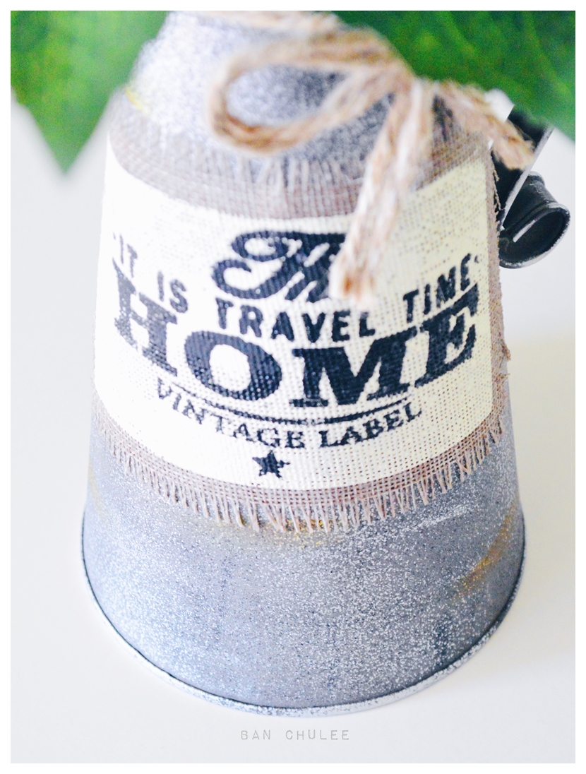 Rustic Metal Vase