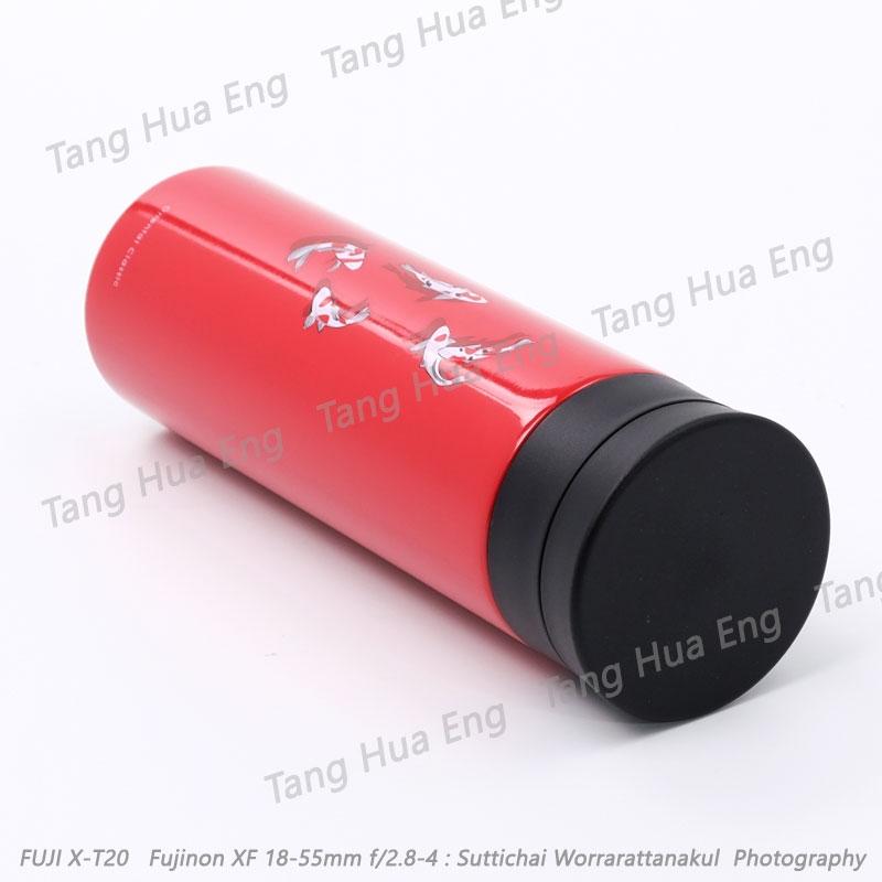 Zebra กระบอกน้ำสูญญากาศ Oriental Red 0.45 ลิตร ตราหัวม้าลาย