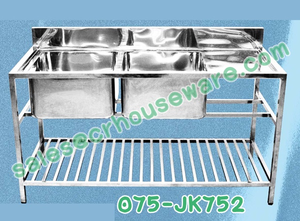 อ่างล้างจาน 2 หลุม 075-JK-752