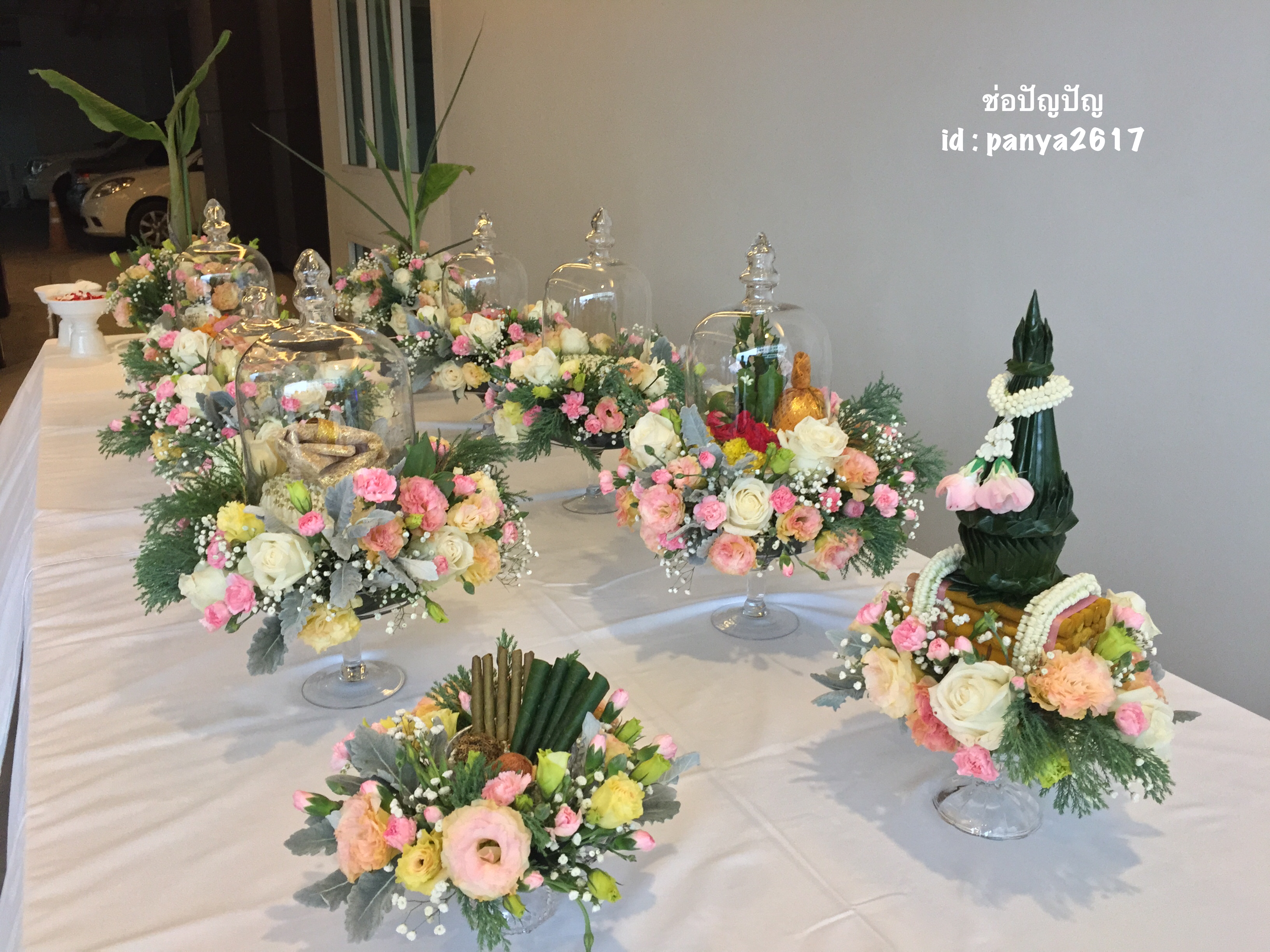 ขันหมากแก้วสไตร์โมเดิร์น งานแต่งคุณกิ๊ฟคุณเสก 4.02.61