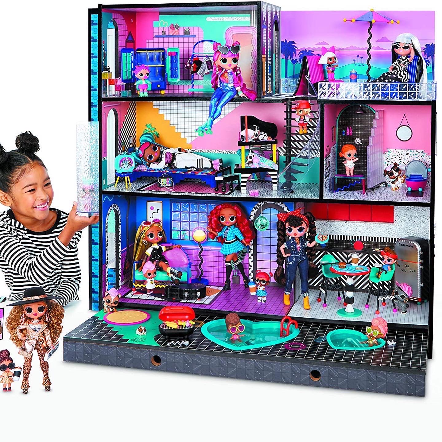 บ้านตุ๊กตา : LOL Surprise OMG House – New Real Wood Doll House