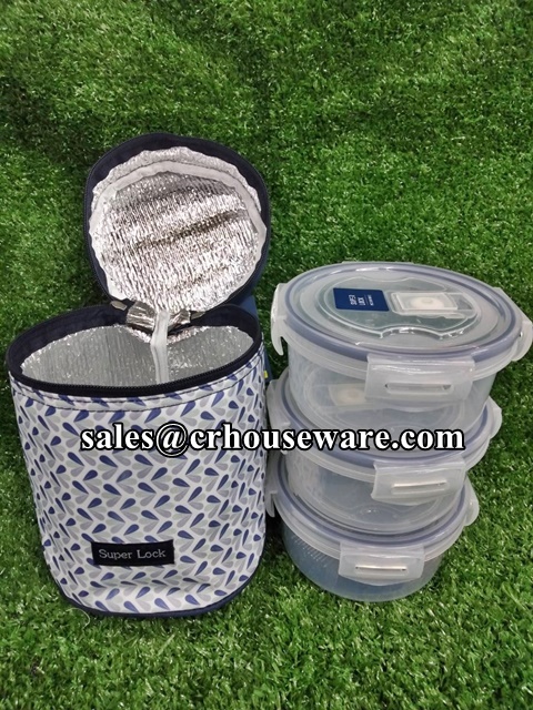ชุดกระเป๋ากลม+กล่องอาหารซุปเปอร์ล็อก รหัส J-SET1.AAA+SET.CCC
