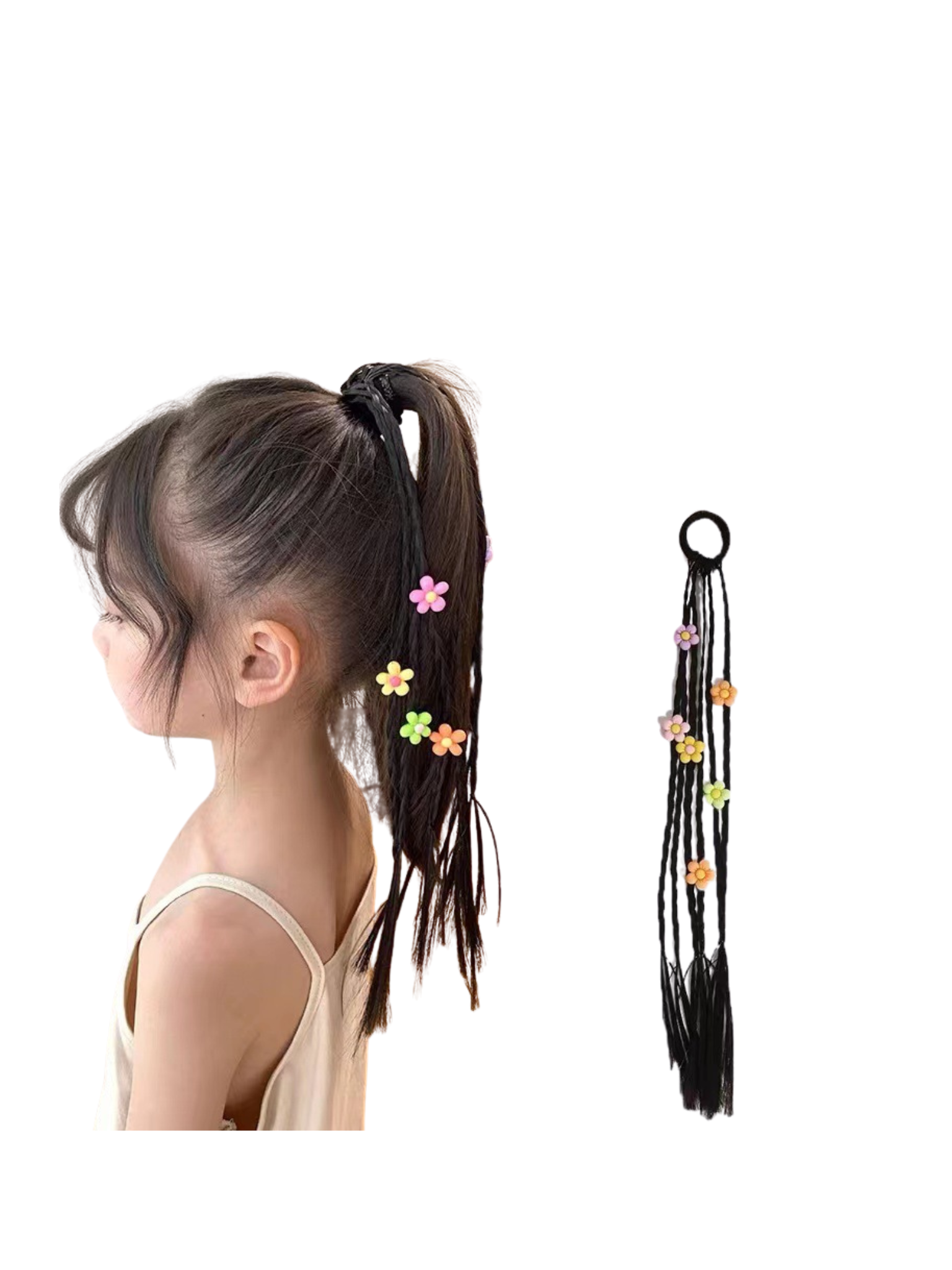 พร้อมส่ง เปียแต่งผม สีผมเด็ก เปียผมสี