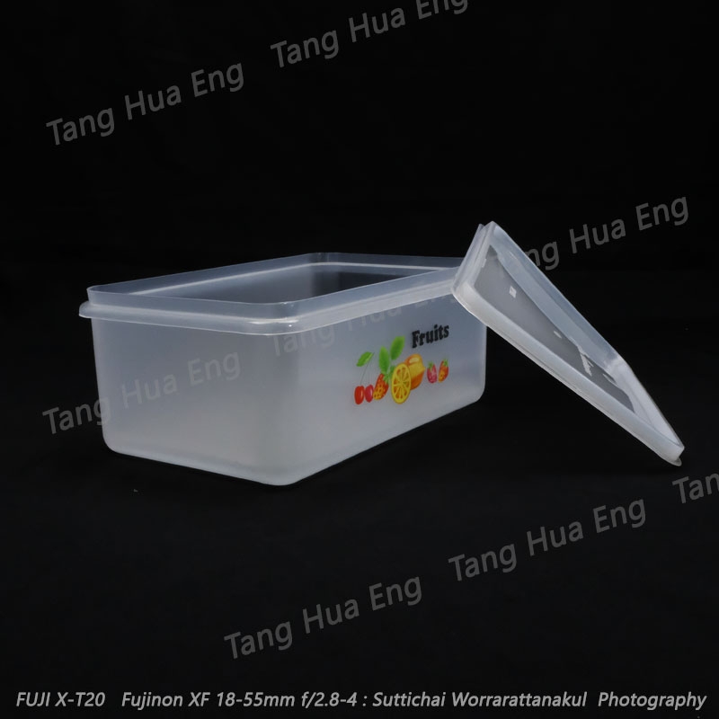 กล่องเหลี่ยมลายผลไม้ # 903