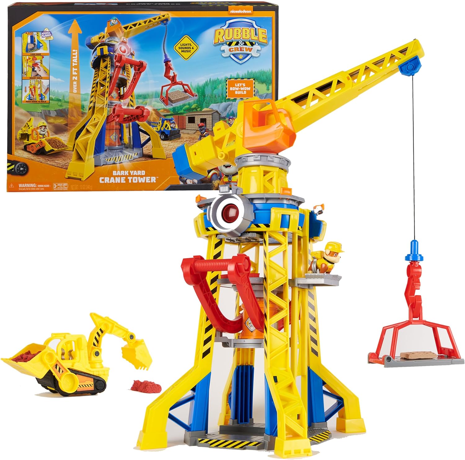 Paw Patrol Rubble & Crew Rubble Barkyard Toy Vehicle Playset