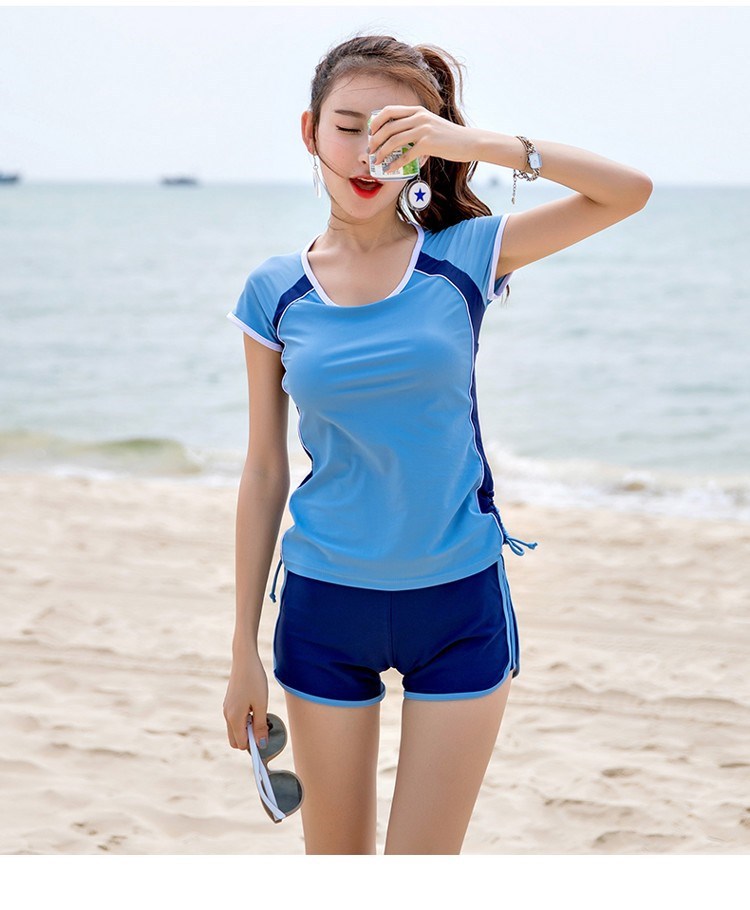 ชุดว่ายน้ำ 3xl รอบอก 38-43 รอบเอว 32-36 สะโพก 38-48 นิ้วค่ะ ยาว 10 นิ้ว ผ้าดี งานสวยค่ะ