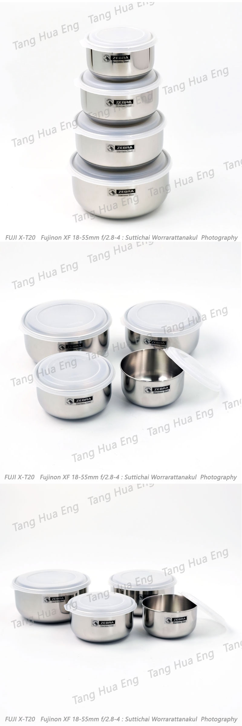 ชุดกล่องถนอมอาหาร 12-18 ซม. Extra ตราห้วม้าลาย