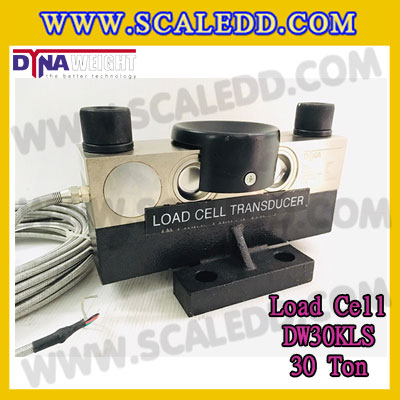 โหลดเซลล์ติดตั้งแท่นรถบรรทุก โหลดเซลล์เครื่องชั่งรถบรรทุก 30 ตัน โหลดเซลล์รถบรรทุก 30 ตัน โหลดเซลล์ (Load cell) ยี่ห้อ Dynaweight รุ่น DW30KLS
