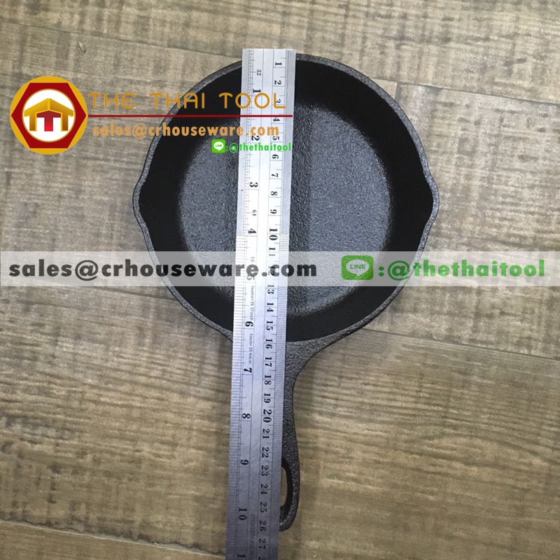 กระทะเหล็กหล่อ 6.5 นิ้ว 005-KN-65