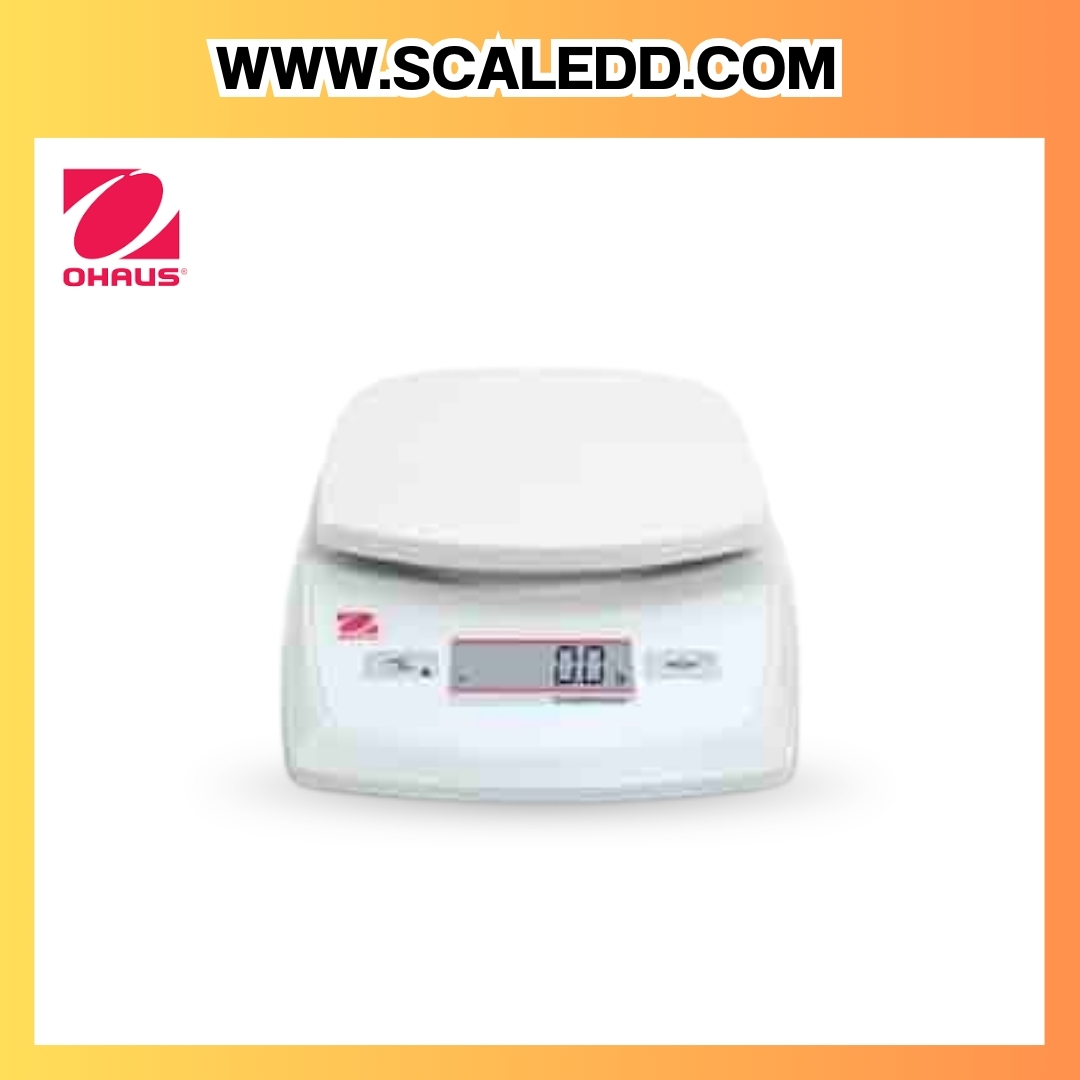 เครื่องชั่งดิติตอลแบบตั้งโต๊ะ พิกัดน้ำหนัก 5200 กรัม ค่าละเอียด 1 กรัม จานชั่งขนาด 125 x 132 มิลลิเมตร รุ่น CR5200 (Compass) ยื่น้อ OHAUS