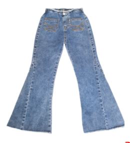 พร้อมสง กางเกงยีนส์ เด็ก ทรงขาม้า