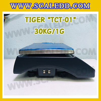 เครื่องชั่งนับจำนวน30กิโลกรัม เครื่องชั่งน้ำหนัก30kg เครื่องชั่งนับชิ้นงาน30kg ตาชั่งนับจำนวน30kg พิกัดน้ำหนัก 30kg ความละเอียด 1g ยี่ห้อ TIGER รุ่น TCT-01 (เครื่องชั่งผ่านตรวจรับรองจากสำนักชั่งตวงวัด)