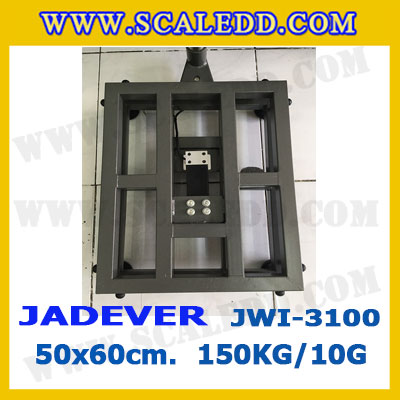 เครื่องชั่งดิจิตอลตั้งพื้น 150kg ยี่ห้อ JADEVER รุ่น JWI-3100 II ขนาดแท่น 50x60cm. เครื่องชั่งน้ำหนัก150กิโล เครื่องชั่งดิจิตอลชั่งน้ำหนัก150kg ตาชั่ง150kg ตาชั่งดิจิตอล150kg เครื่องชั่งดิจิตอล150kg พิกัดน้ำหนัก 150kg ค่าละเอียด 10g