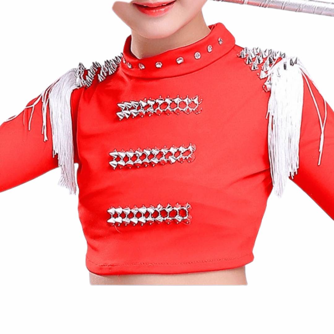 สินค้าพร้อมส่ง ***ชุดเชียร์ลีดเดอร์ เซ็ท เสื้อ+กระโปรง