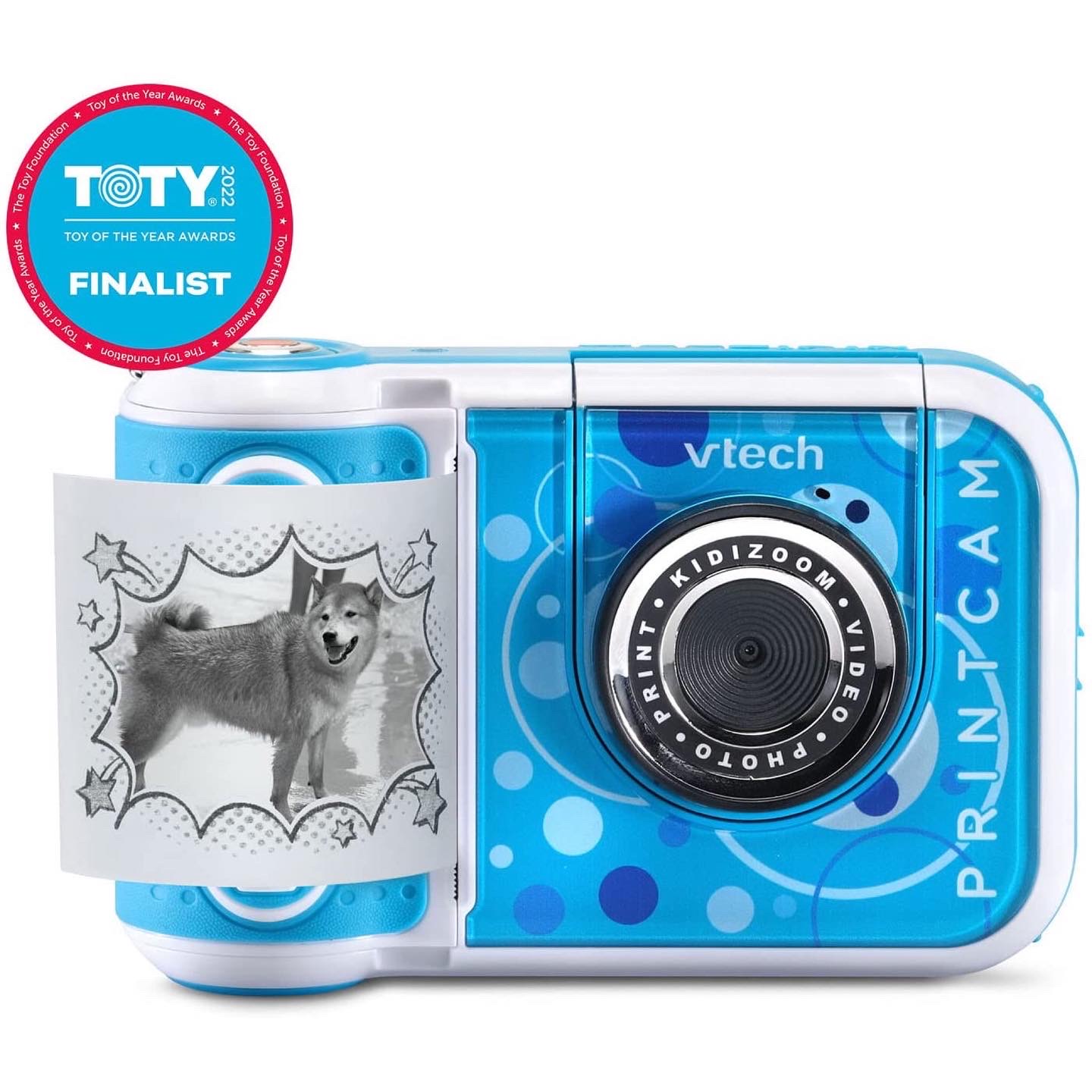 กลัองดิจิตอลที่พิมพ์ได้ในตัว VTech KidiZoom PrintCam , Blue