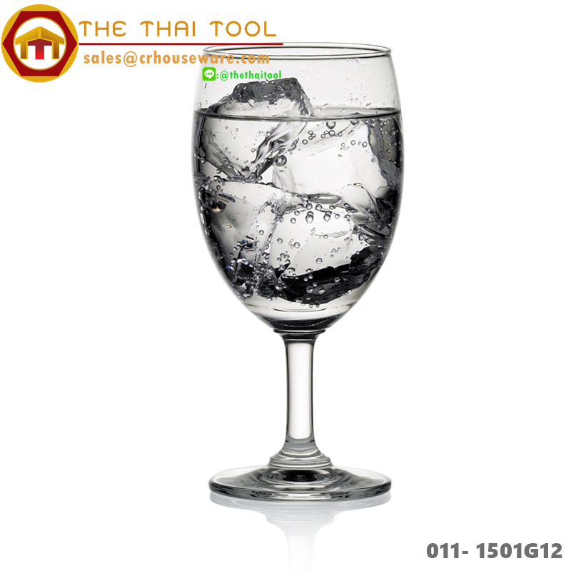 Classic Goblet แก้วน้ำมีก้านทรงสูง ขนาด 12 ออนซ์ 011- 1501G12 (บรรจุกล่องเล็ก กล่องละ 6 ใบ)