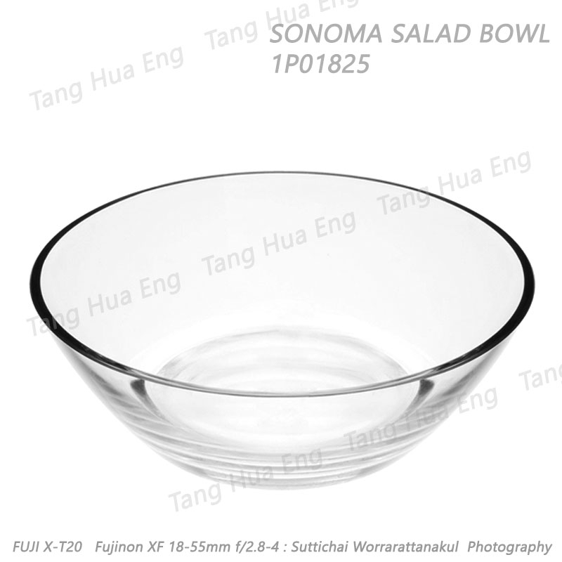 ชามแก้ว SALAD BOWL 10 นิ้ว # P1825 ยี่ห้อโอเชี่ยน