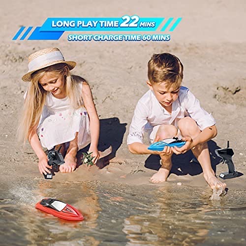 เรือบังคับ 2 ลำ Kidfavor H116 RC Boat 2 Pack