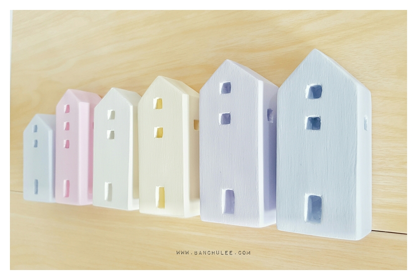 Wooden Pastel Village