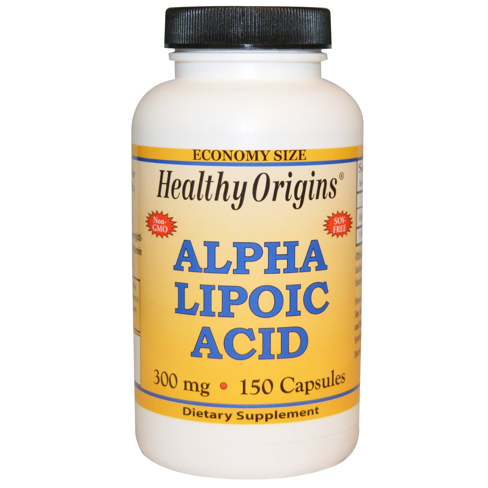 (Pre order)**Economy size**Healthy Orgins ALPHA LIPOIC ACID (ALA) 300mg/150capsules เพิ่มประสิทธิภาพของสารต้านอนุมูลอิสระอื่นๆ ป้องกันและลดการอักเสบของสิว