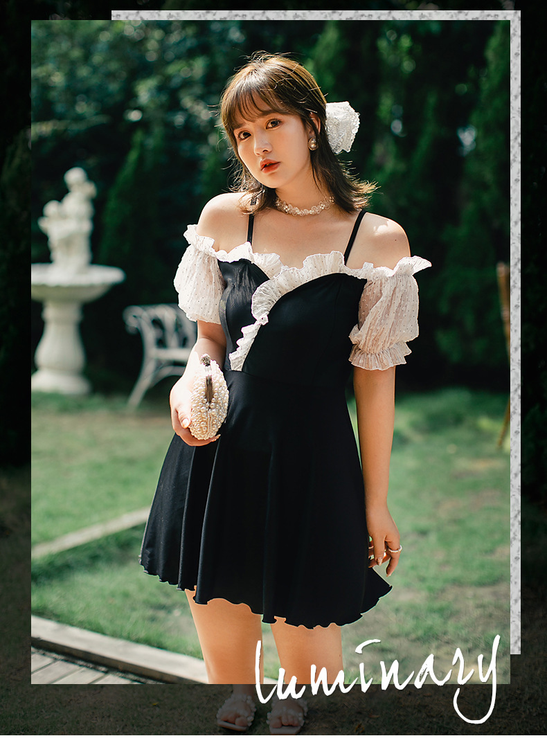 ชุดว่ายน้ำคนอ้วน 5xl รอบอก42-48 รอบเอว 38-44 สะโพก 44-50 ยาว 34 นิ้วค่ะ ผ้าดี แบบสวย พลางหน้าท้องได้ดีค่ะ