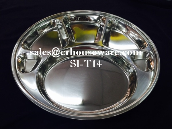 ถาดหลุมสเตนเลส-ผู้ใหญ่,(นำเข้า) SL-T14