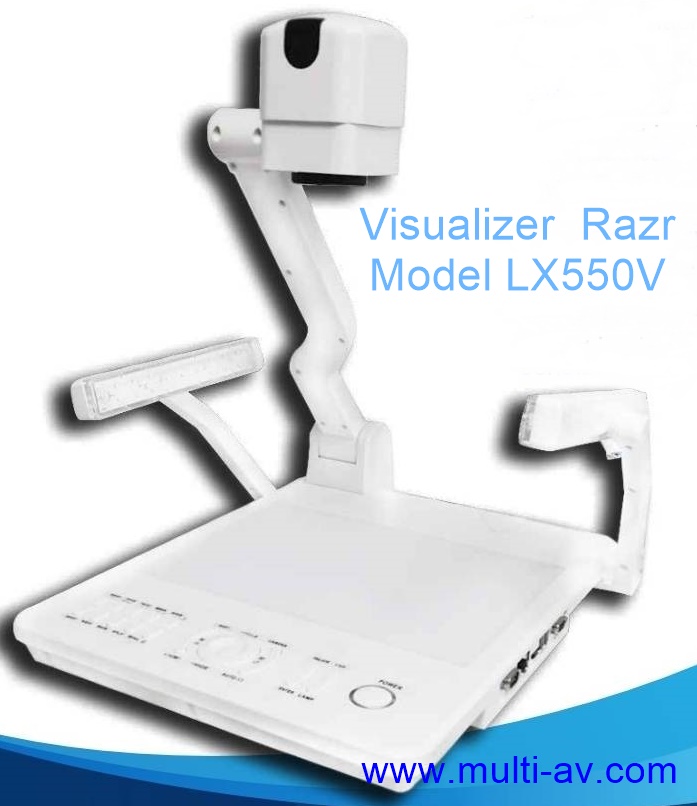 Visualizer Razr LX-550V HDMI Input & HDMI Output CMOS ความละเอียด 8 ล้านพิกเซล