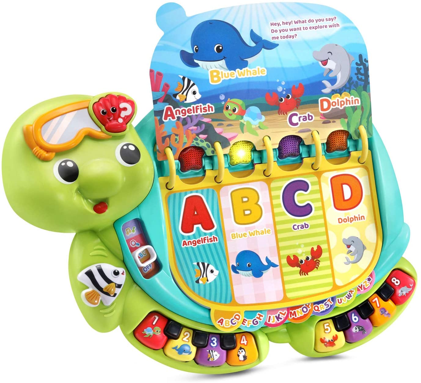 หนังสืออิเลคโทรนิคส์ VTech Touch and Teach Sea Turtle Interactive Learning Book