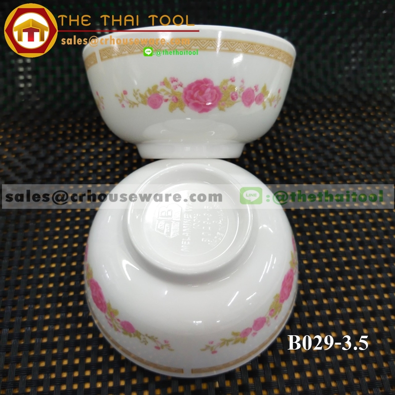ถ้วยแบ่งเมลามีน ลายโรเซ่ 3.5 นิ้ว
