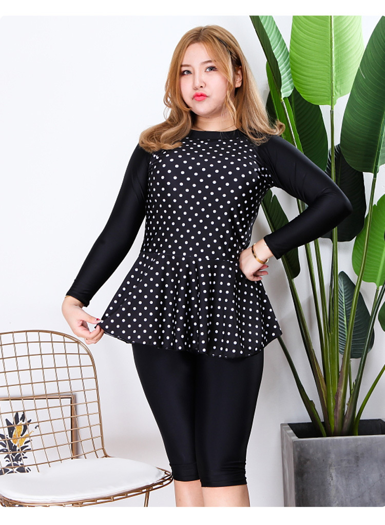 ชุดว่ายน้ำคนอ้วน8xl กัน uv เซต 2 ชิ้น รอบอก 44-53 รอบเอว 38-46 สะโพก50-56 นิ้ว เสื้อยาว 33 กางเกงยาว 26 นิ้ว ผ้าดี งานสวยค่ะ