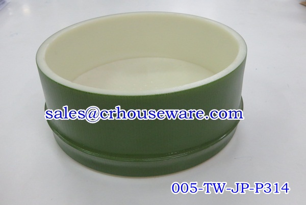 ชามใส่อาหารพลาสติกทรงไม้ไผ่ญี่ปุ่น JAPANESE BOWL 005-TW-JP-P314