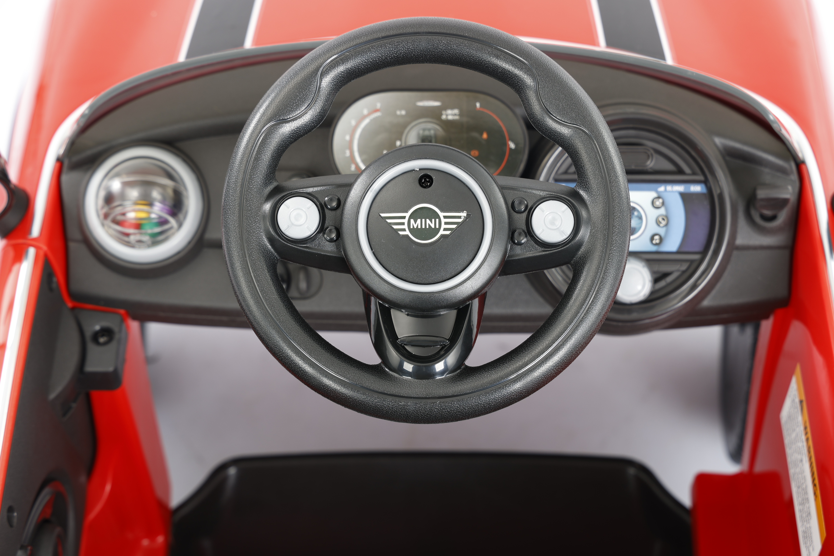 รถเด็ก รถเข็นเด็ก ผลักเดิน ขาไถ มินิคูเปอร์ Mini Cooper Foot To Floor Ride-On - Red