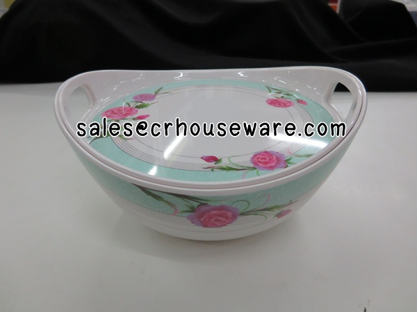 ชามมีหูพร้อมฝา 6.75 นิ้ว 017-BL26198-6.75