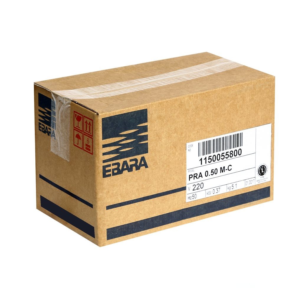 EBARA PRA-0.50M เอบาร่า ปั้มน้ำหอยโข่ง ชนิดใบพัดเฟื่อง รุ่น PRA 2 สาย