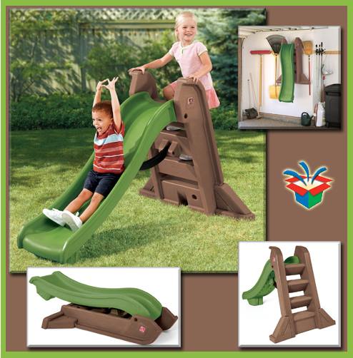 สไลเดอร์ขนาดใหญ่พับเก็บได้ Step2 Naturally Playful Big Folding Slide