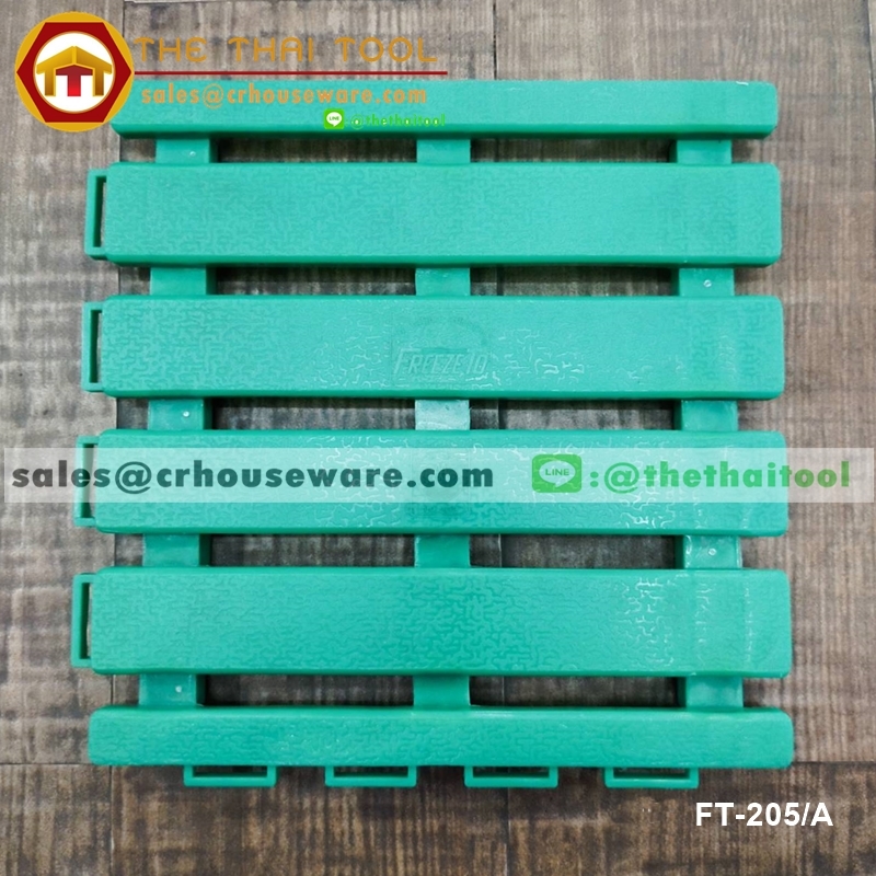 แผ่นปูรองพื้นอเนกประสงค์ แผ่นปูพื้นพลาสติก 25 x 25 ซม. FT-205/A
