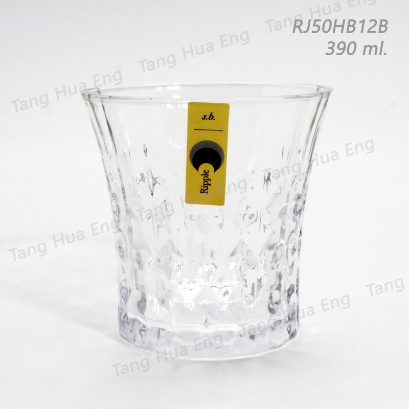 ( 6 ใบ ) แก้วร็อค Ripple Rock Glass 300 ml #RJ35RO11