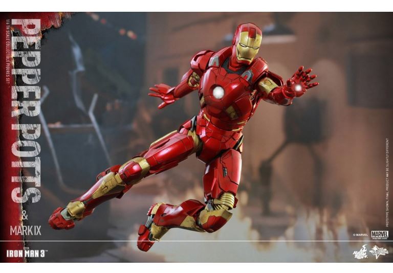 HOTTOYS - Pepper potts & Iron man mark 9 : hot toys Special !!!