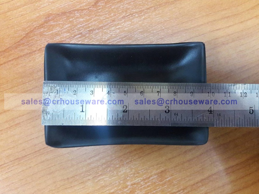 ถ้วยน้ำจิ้ม 4 นิ้ว เมลามีนดำ 017-PX-F159028