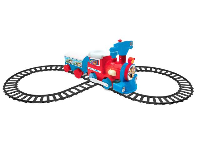 รถไฟแบตเตอรี่พร้อมราง Paw Patrol 6-Volt Powered Train with Tracks and Caboose