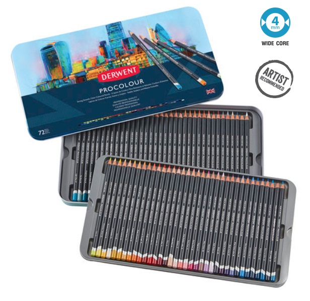 ชุดสีไม้ Derwent Procolour 72สี