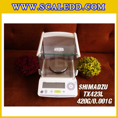 เครื่องชั่ง SHIMADZU รุ่น TX423L เครื่องชั่งญี่ปุ่น เครื่องชั่ง 420 กรัม เครื่องชั่งน้ำหนัก 420 กรัม เครื่องชั่งละเอียดสูง 420 กรัม เครื่องชั่งน้ำหนัก 420 g เครื่องชั่งทศนิยม 3 ตำแหน่ง ตาชั่ง 420 g เครื่องชั่งน้ำหนักดิจิตอลตั้งโต๊ะ 420 g ความละเอียด 0.001