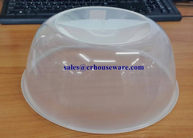 ฝาครอบอาหารใส่ไมโครเวป รหัส : 005-RW9323 Plastic microwave plate cover Code : 005-RW9323