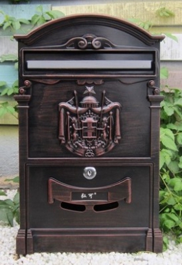 ตู้จดหมายทรงยุโรป European mail box style.,ตู้จดหมายวินเทจ