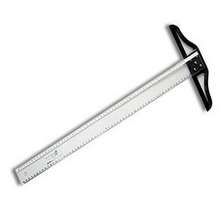 อุปกรณ์เขียนแบบ ไม้ทีพลาสติก PVC 60 ซม. Platinum 02-7374802-3