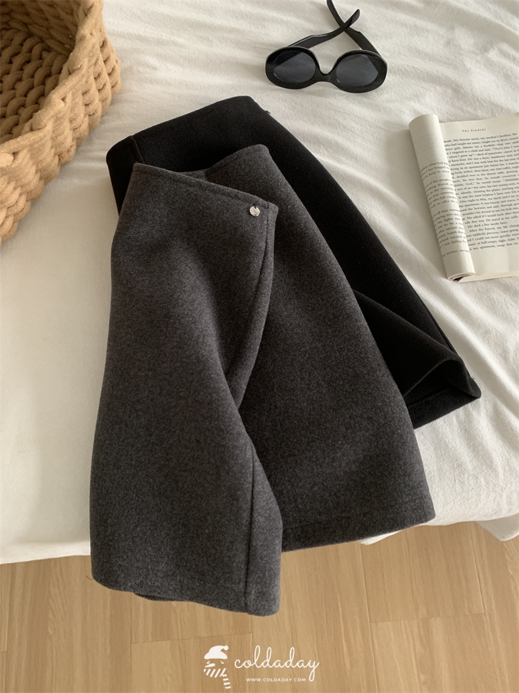 กระโปรงผ้าวูลญี่ปุ่น Japan Wool Skirt มี 3 สี S-L